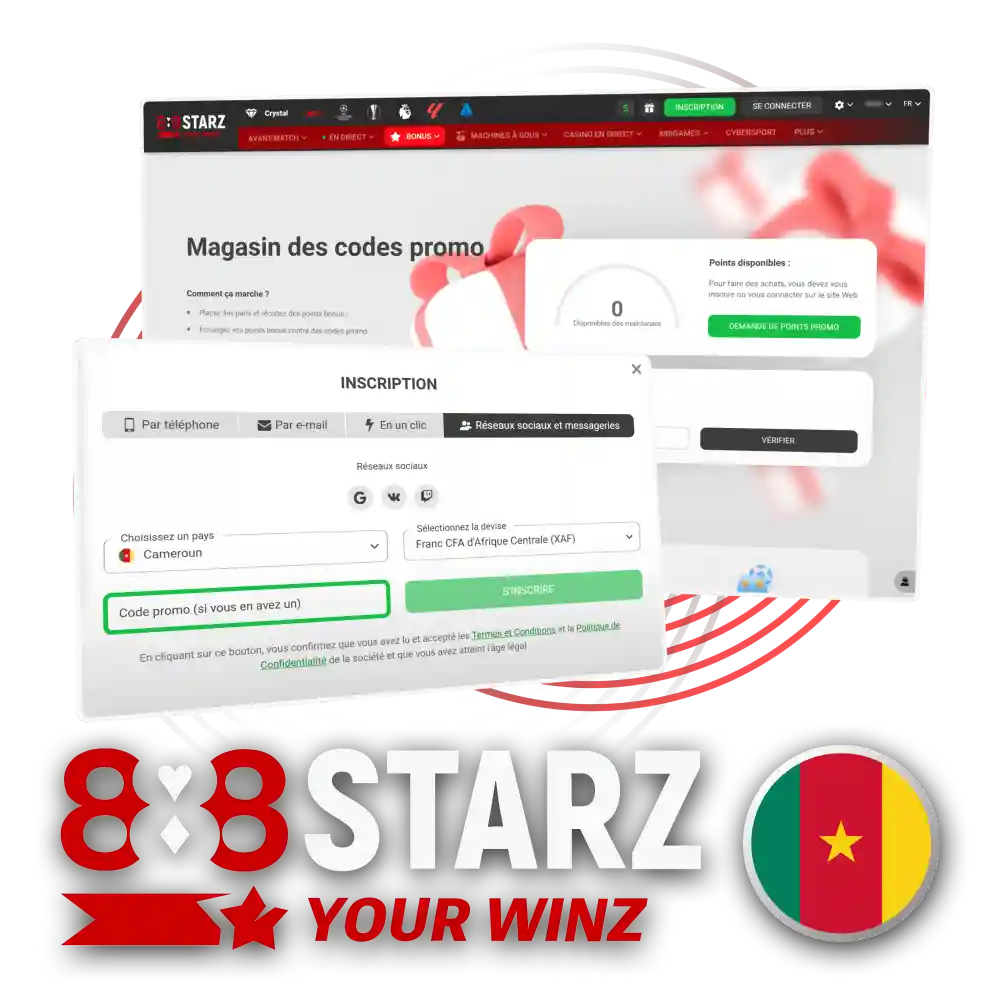 Activez votre code promo sur le site officiel de 888starz.