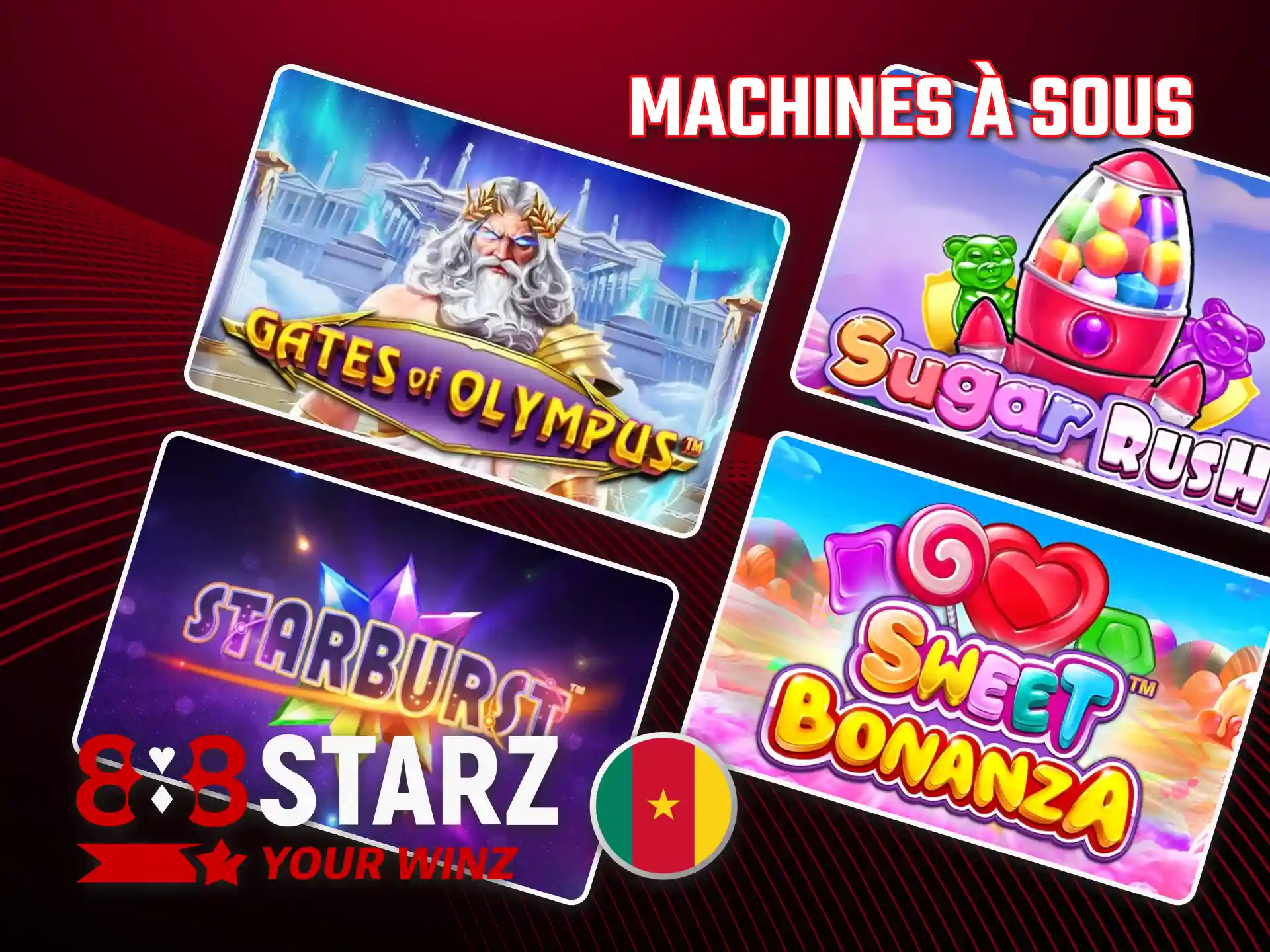Profitez de divers thèmes de machines à sous sur 888starz.