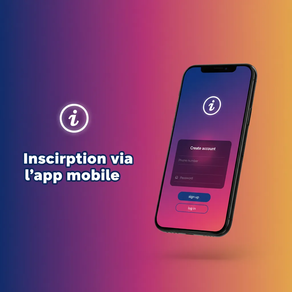 Inscription sur l'appli: choisir Cameroun, saisir téléphone, code SMS, KYC, limites, dépôt via MoMo, Orange, carte/crypto