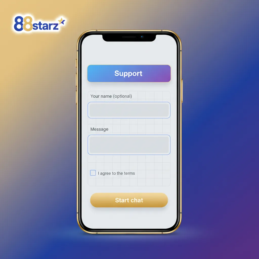 Assistance client 888starz: chat en direct 24/7, e-mail support@888starz.com, centre d’aide/FAQ et formulaire de contact.