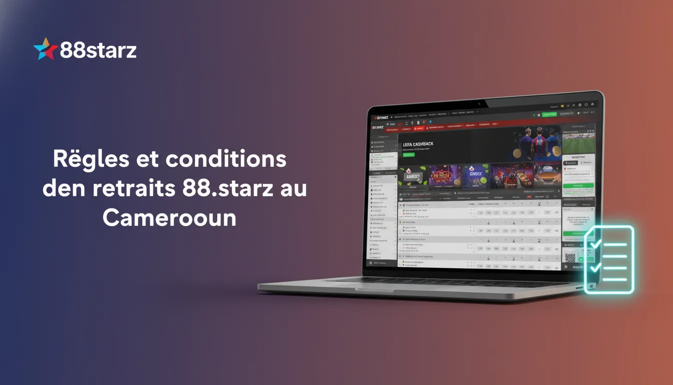 Règles de retrait 888starz au Cameroun: KYC, nom identique, bonus à miser, min 5000 XAF, délais, en XAF, conversion possible